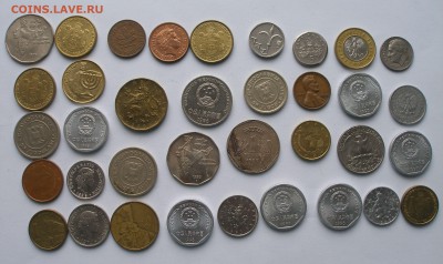 35шт. иностранных монет с Рубля - 1_2