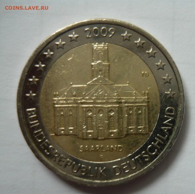 2 евро Федеральные земли Германии Саарлад(F) - P1040633.JPG