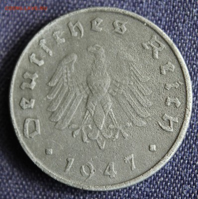 ГЕРМАНИЯ под СОЮЗНИКАМИ 10 пфеннигов 1947г. ЦИНК до 1.9 - IMG_7232.JPG