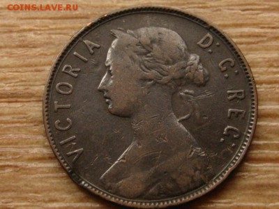 Ньюфаундленд 1 цент 1865 Виктория до 21.08.15 в 21.00М - IMG_8340