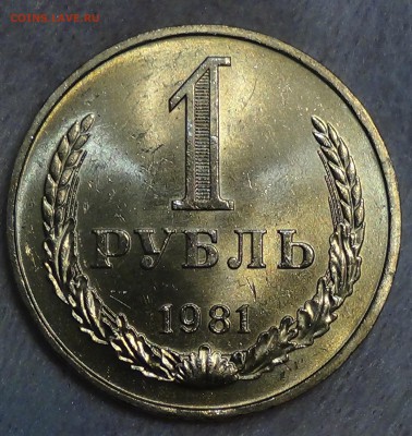 1 рубль 1981 UNC мешковой! До 22.08.2015 (сб. 22-30) - DSC09457.JPG