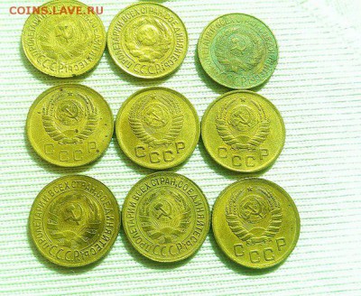 1 копейка 1926,29,30,34,37,39 годов. оценка - 30-222