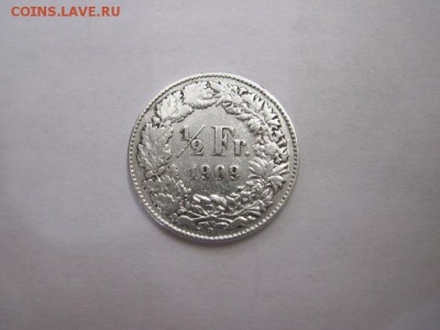 2 франка Швейцария 1909 до 24.08.15 - IMG_7431.JPG