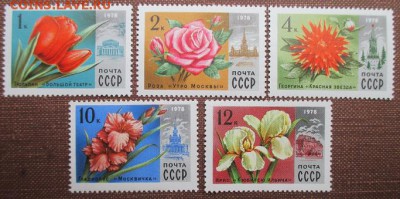 СССР 1978. Цветы Москвы ** - 1978-420.JPG
