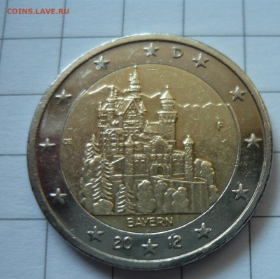 2 евро Федеральные земли Германии-Бавария(F) - P1040657.JPG