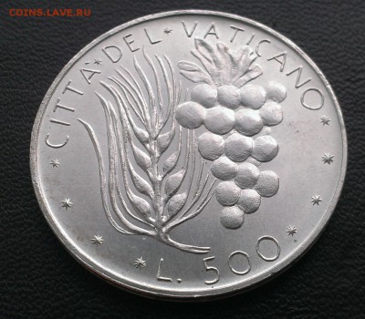 Ватикан 500 лир 1976 UNC 26.08 - IMAG2084