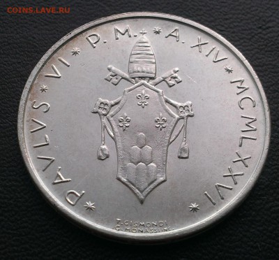 Ватикан 500 лир 1976 UNC 26.08 - IMAG2085
