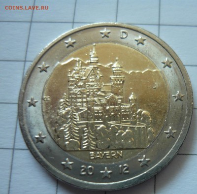 2 евро Федеральные земли Германии-Бавария(J) - P1040659.JPG