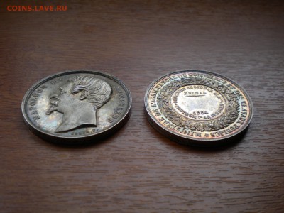 Наполеон III 1854 г. ГАЛЬВАНО МЕДАЛИ. - DSCN3351.JPG
