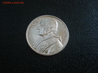 Ватикан 5 лир 1937 Пий XI серебро Unc СУПЕР СОХРАН!!! - Аверс.JPG