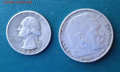 1 доллар 1943год. 5 марок 1934год. - DSC07317.JPG