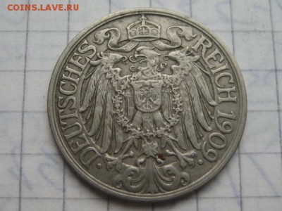 25 пфенингов 1909 Германия - IMG_2725.JPG