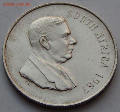 Южная Африка 1 рэнд 1967, до 30.08.15 в 22:00 МСК - 4210