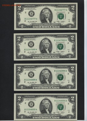 2 $ США 2009, Нью-Йорк -4 шт. №№№!до 22-00 мск 27.08.15 г. - Рисунок (9)
