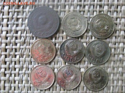 3 копейки, 1924-1957г., 9 шт. Без повтора. До 30.08.2015г. - 29-31 032.JPG