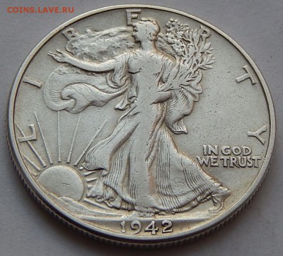 2 доллара 1942 Шагающая Свобода, до 31.08.15 в 22:00 М - 5165