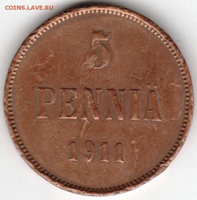 5 пенни 1911 Русская Финляндия до 31.08.15 г. в 22.00 - Scan-150822-0014