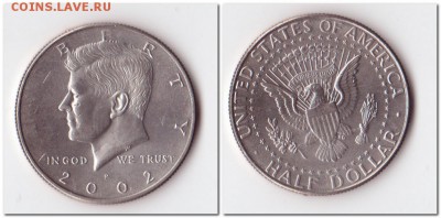 США, монеты по 50центов, 2002,2003,2004гг.окончание 30.08.15 - 2 17
