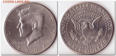 США, монеты по 50центов, 2002,2005,2006гг.окончание 30.08.15 - 6-78