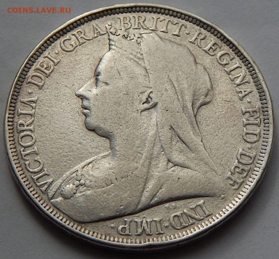 Великобритания 1 крона 1897 Виктория, до 02.09.15 в 22:00 МС - 4976