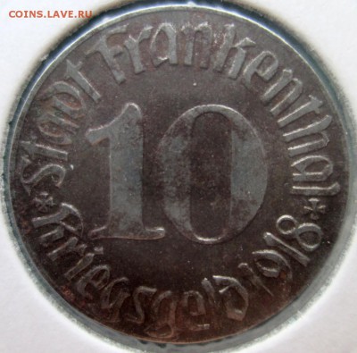 Нотгельды Германии. Обзорная тема. - Франкенталь 1918 11