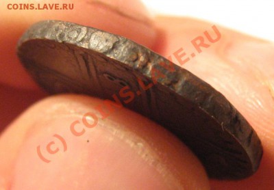 Крестовая копейка 1728 г. надп. снизу вверх - копейка-1728_г1