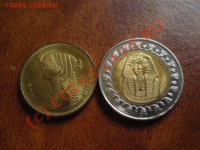 Египет 50 пиастров и 1 фунт Клео и Сфинкс до 12.08 в 21.00 М - P8093453.JPG