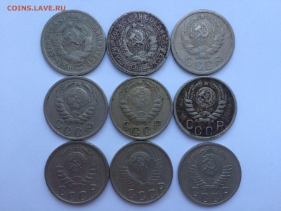 2, 10 и 15 копеек 1926-1957. 31 штука. до 29.08.15 в 22.00 - IMG_0965.JPG