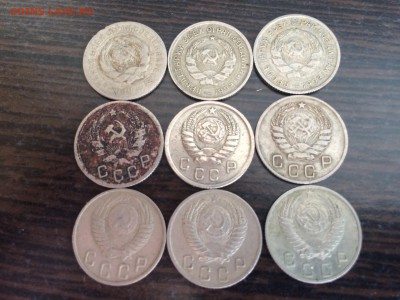 2, 10 и 15 копеек 1926-1957. 31 штука. до 29.08.15 в 22.00 - IMG_0876.JPG