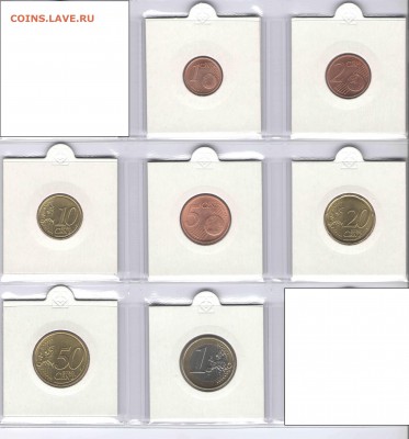 ЛАТВИЯ ЕВРОНАБОР 2014г., до 31.08.15г., 22.00 мск. - Латвия Евро 1