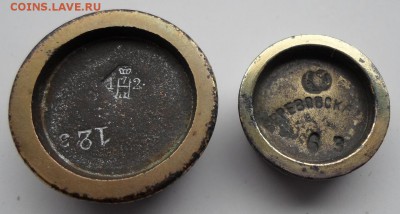 весовая гирька 1912г. - гирьки