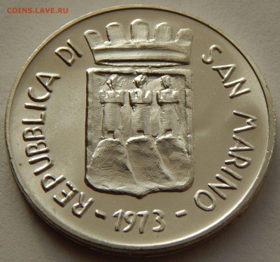 Сан-Марино 500 лир 1973, до 05.09.15 в 22:00 МСК - 4058