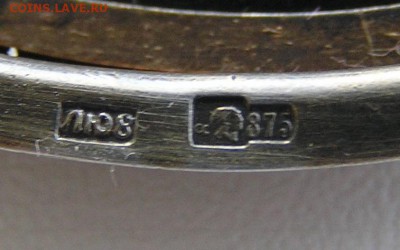 винтажная стильная советская брошь серебро. 875 - брошь2.JPG