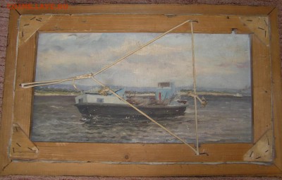 Картина Юрков 1954г. Дорога в Зольное. Холст, масло. двухсто - зольное3.JPG