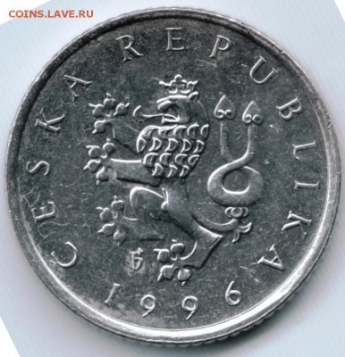 1 крона 1996 Чехия до 06.09.15 в 24.00 - Scan-150830-0024