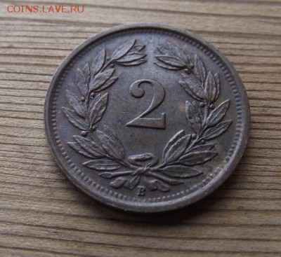 Швейцария 2 раппена 1941 До 02.09.15 в 22:00 МСК - DSCF8546