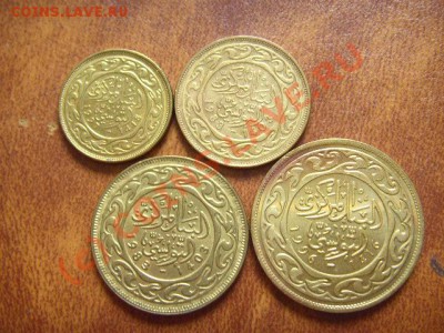 Тунис набор 10-20-50-100 миллим 1983-97 до 12.08 в 21.00 М - LPIC7347.JPG
