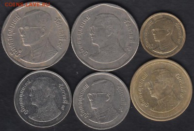 Тайланд 25 сатангов - 2 бата 6 монет до 02.09.2015 22-00 - Тайланд 6 монет р