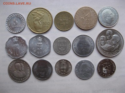 14 иностранных юбилейных монет и жетон FAO до 06.09.15 - 47