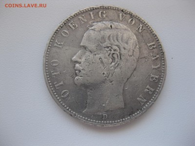 БАВАРИЯ,5 марок 1906D(Otto K.von Bayern)!до 5.09.2015 - IMG_7529.JPG