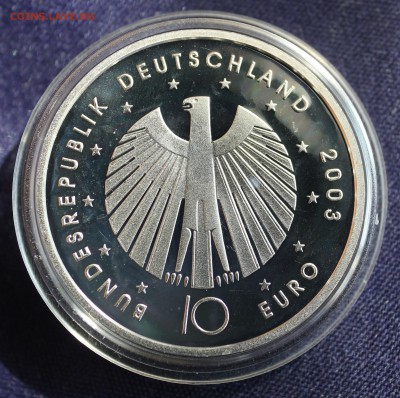 С 1 рубля ГЕРМАНИЯ 10 ЕВРО 2003г. ФУТБОЛ  ПРУФ  до 7.09.15г. - IMG_7325.JPG