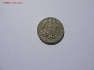 Германия, иностранщина (наборы, на вес, евро), царизм, СССР. - 5 пф 1899 G - 2.JPG