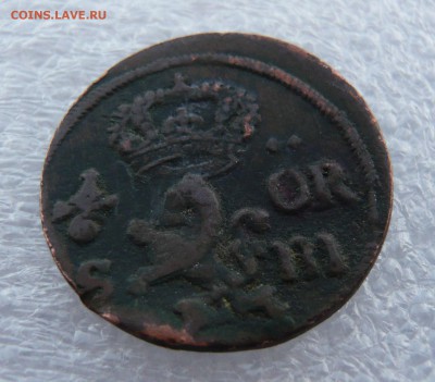 Шведская медная монета 1669 года на определение и оценку. - P1050712.JPG