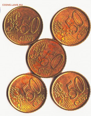 ЕВРО Продажа - 50 центов 1 001