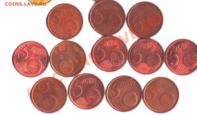 ЕВРО Продажа - 5 центов 1 001