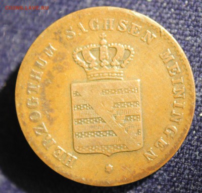 С 1 руб. САКСЕН-МАЙНИНГЕН 1 пфенниг 1863г. до 8.09.15г. в 22 - IMG_7380.JPG