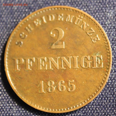С руб. САКСЕН-МАЙНИНГЕН 2 пфеннига 1865г.В КОЛЛЕКЦИЮ до 8.09 - IMG_7363.JPG