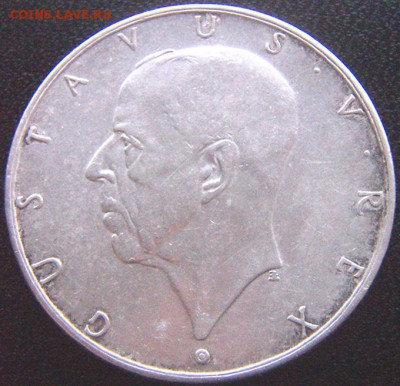 Швеция_памятные 2 кроны 1938. Отличное серебро; 02.09_22.28м - 9506