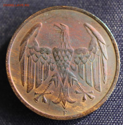 С руб. ГЕРМАНИЯ 4 пфеннига 1932г.F В ПАТИНЕ до 8.09.15г.в 22 - IMG_7345.JPG