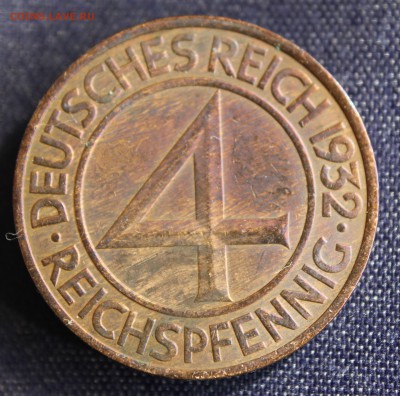 С руб. ГЕРМАНИЯ 4 пфеннига 1932г.F В ПАТИНЕ до 8.09.15г.в 22 - IMG_7344.JPG